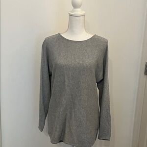 Michael Kors, Gray, Long Sleeve Sweater